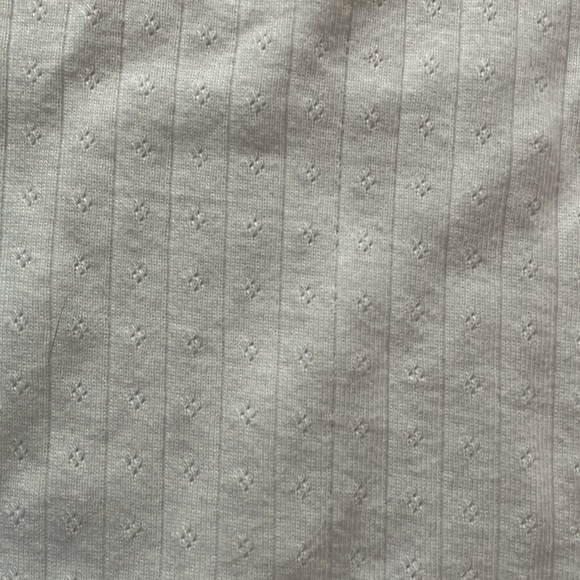 AE  cropped white long sleeve shirt - Picture 2 of 4